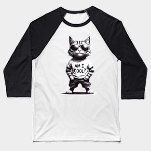 Cool Cat Baseball T-Shirt